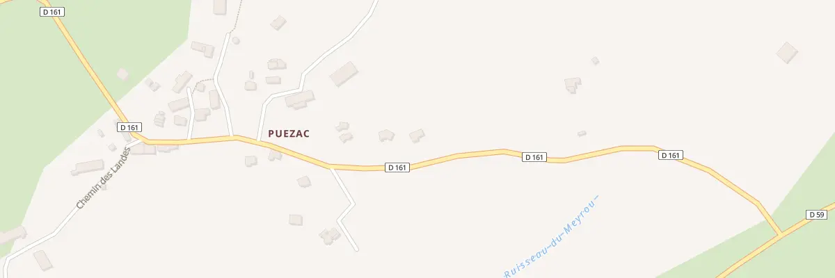 Plan du 9 Rte Departementale Puezac à Teissières-de-Cornet
