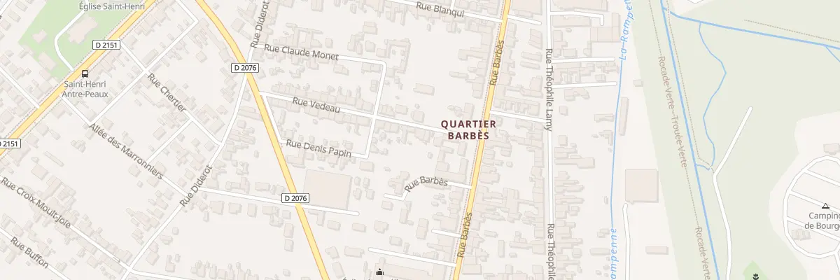 Plan du 5 Rue Védeau à Bourges