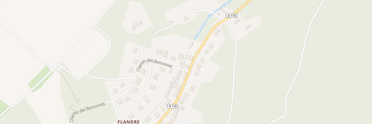 Plan du 2 Che des Remonnes à Rousseloy