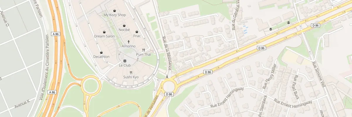 Plan du 8 Rue de la Résistance à Thiais