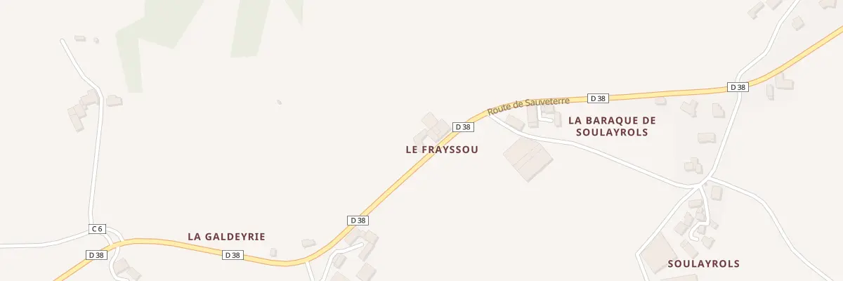 Plan du 5050 Le Frayssou à Gramond