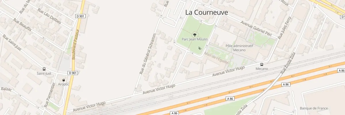 Plan du 17 Av de la République à La Courneuve