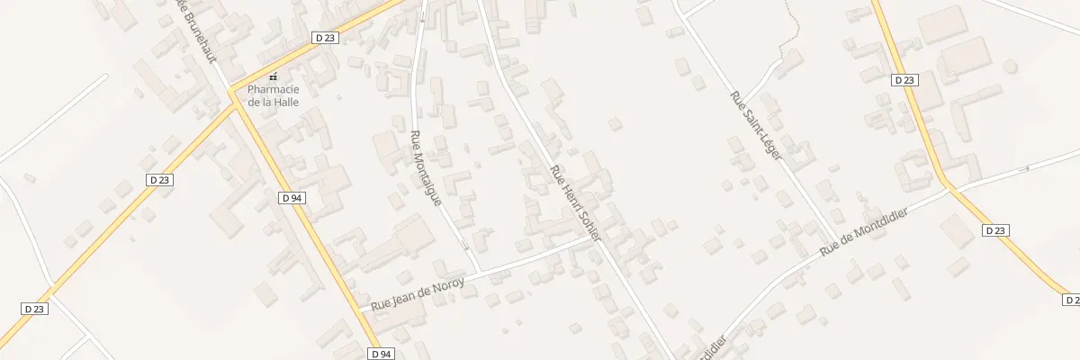 Plan du 12 Rue Henri Sohier à Ansauvillers