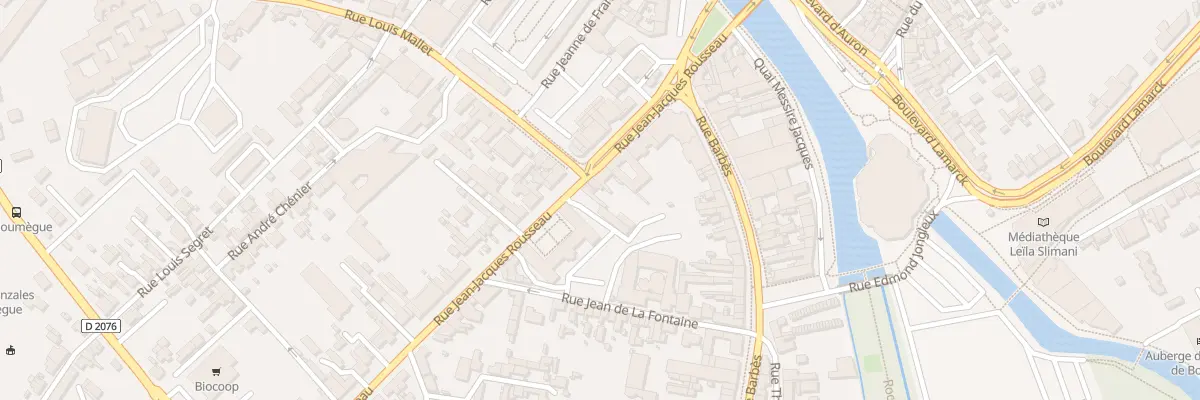 Plan du 31 Rue Jean-Jacques Rousseau à Bourges