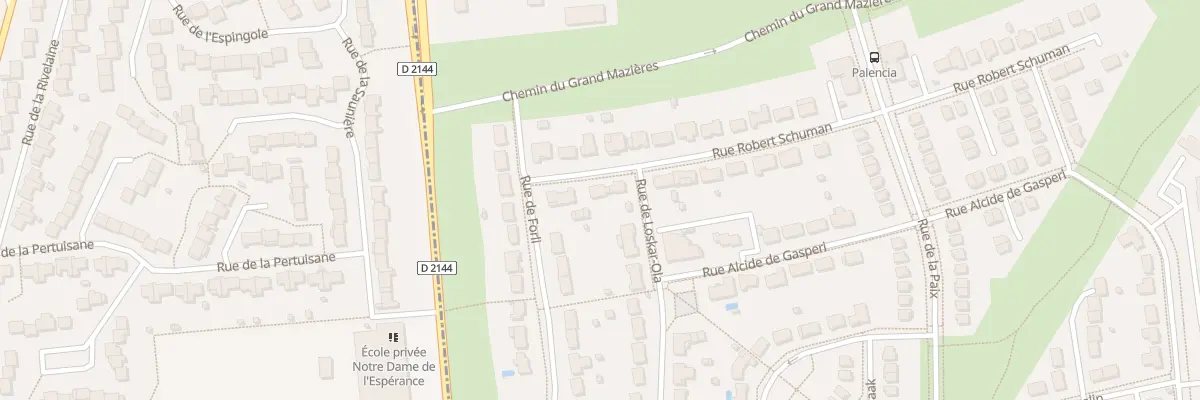 Plan du 6 Rue Robert Schuman à Bourges