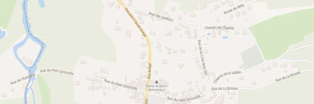 Plan du 12 Rue Jean-claude Brégé à Buno-Bonnevaux