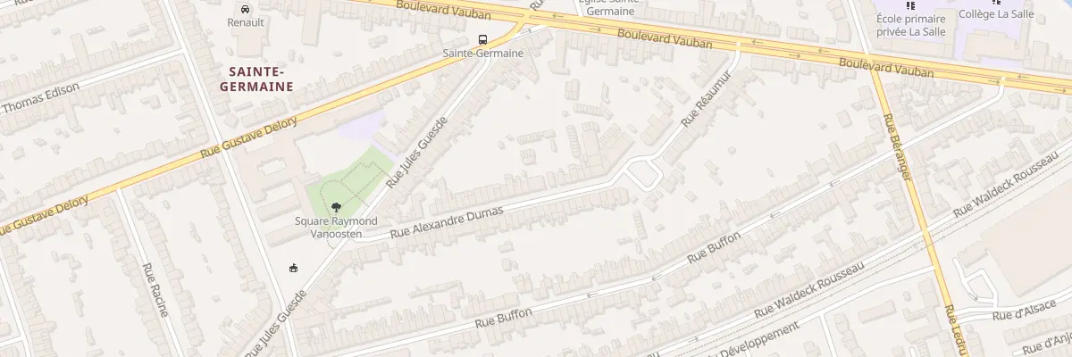 Plan du 47 Rue Alexandre Dumas à Coudekerque-Branche