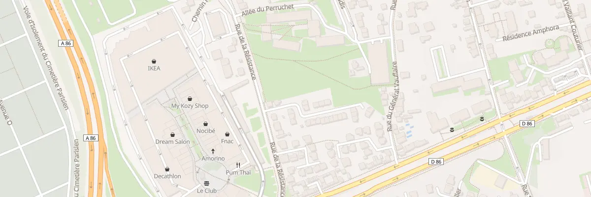 Plan du 32B Rue de la Résistance à Thiais