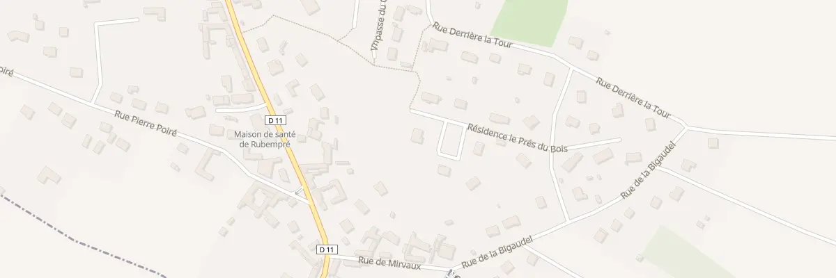 Plan du 21 Pre du Bois à Rubempré