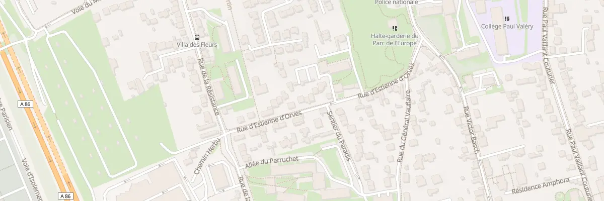 Plan du 28 Rue Estienne d’Orves à Thiais