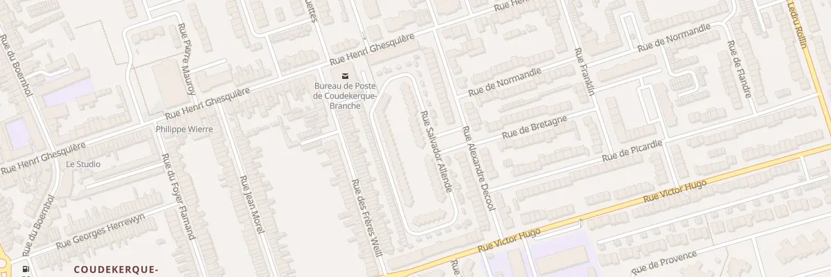 Plan du 6 Rue Salvador Allende à Coudekerque-Branche