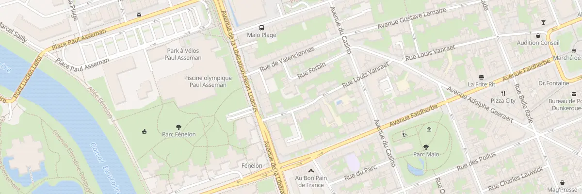Plan du 17 Rue Forbin à Dunkerque