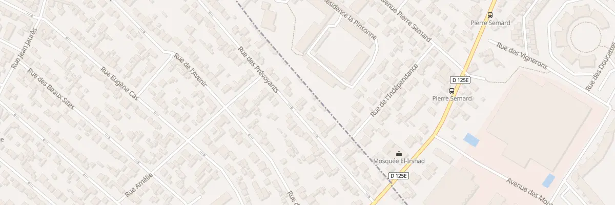 Plan du 30 Rue des Prévoyants à Stains
