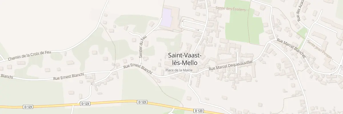 Plan du 18 Pl de la Mairie à Saint-Vaast-lès-Mello