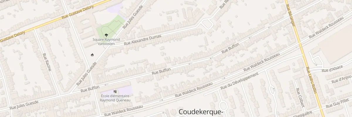Plan du 89 Rue Buffon à Coudekerque-Branche