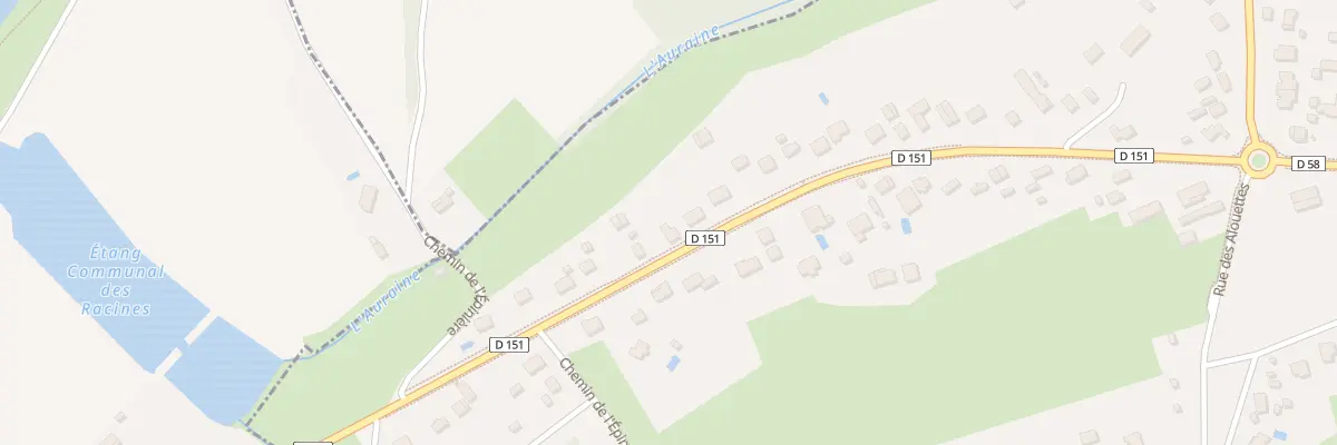 Plan du 40 Rte des Racines à Bourges