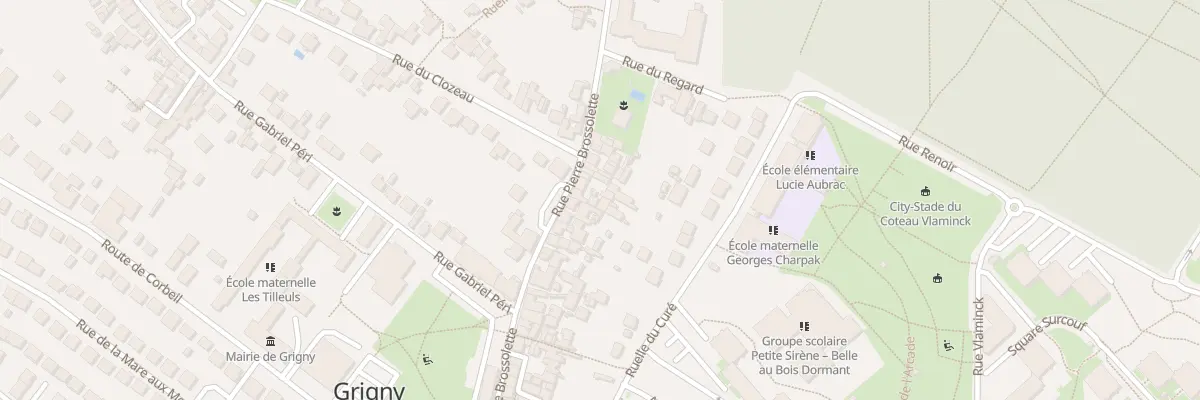Plan du 55B Rue Pierre Brossolette à Grigny