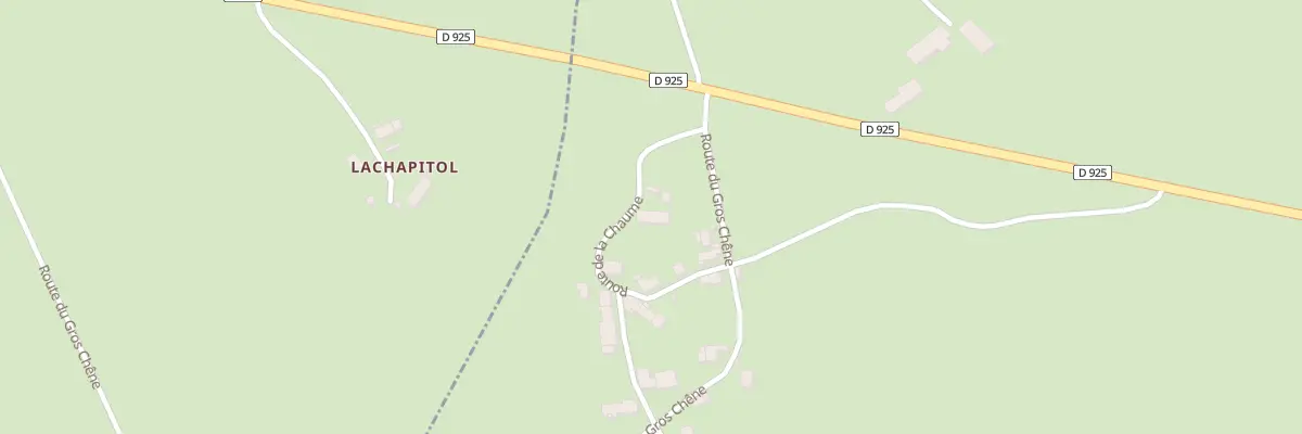 Plan du 190 Rte de la Chaume à Nozières