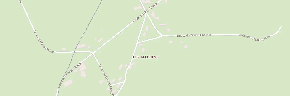Plan du 119 Rte du Champ des Dames à Nozières