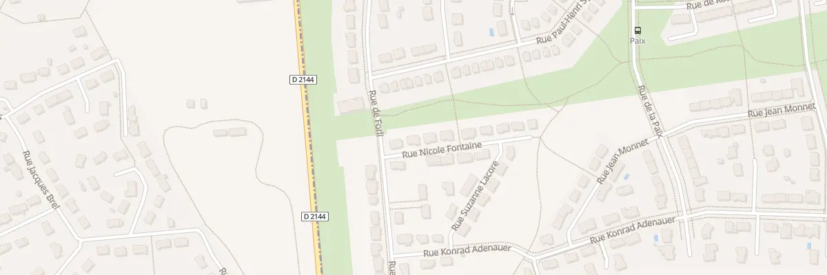 Plan du 3 Rue Nicole Fontaine à Bourges