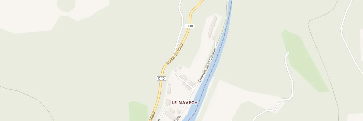 Plan du 5117 Le Navech à Camjac
