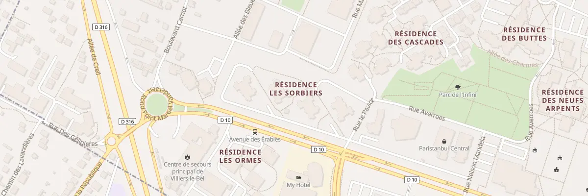 Plan du 1 Pl du Gros Caillou à Villiers-le-Bel
