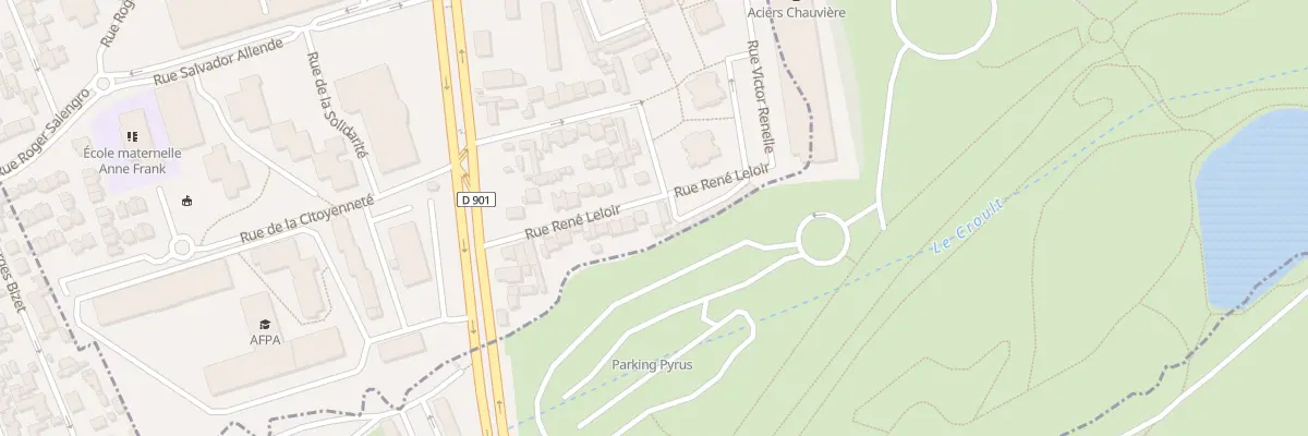 Plan du 24 Rue René Leloir à Stains