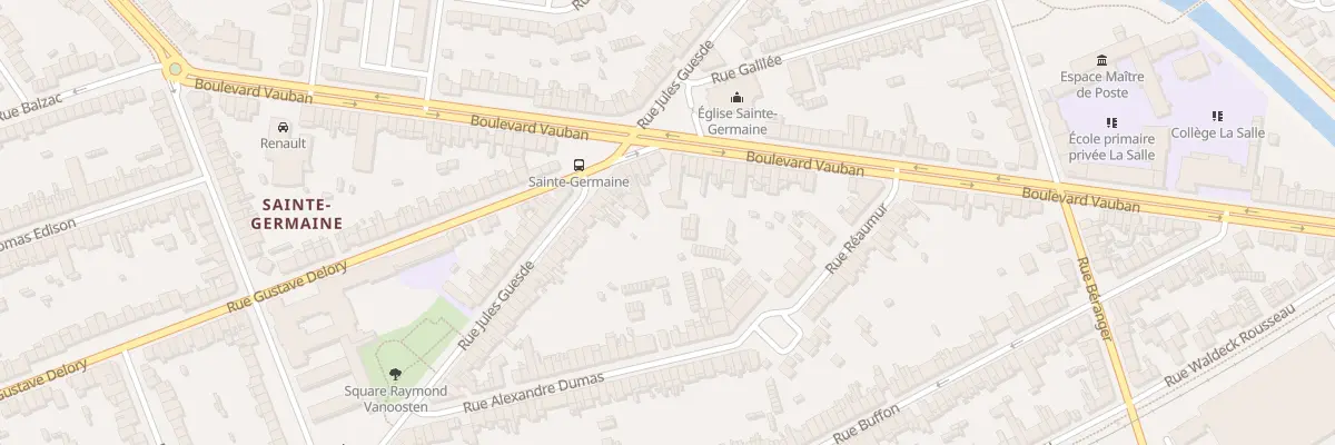 Plan du 115 Bd Vauban à Coudekerque-Branche