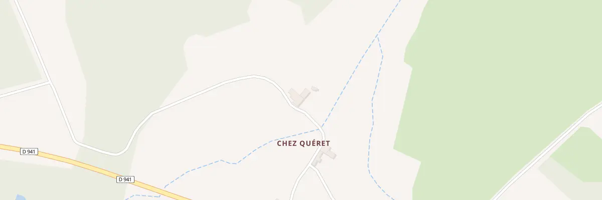 Plan du 4 Chez Quéret à Saint-Bard