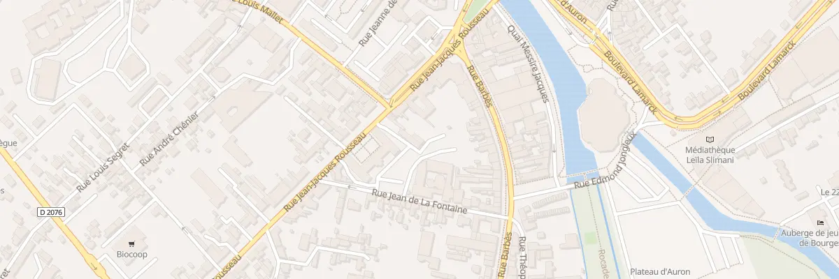 Plan du 31A Rue Jean-Jacques Rousseau à Bourges