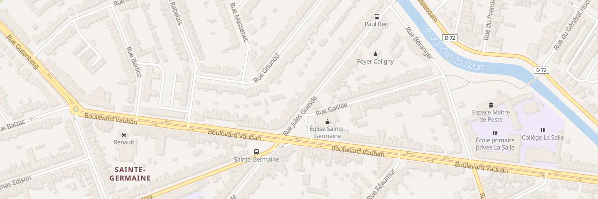 Plan du 219 Rue Jules Guesde à Coudekerque-Branche