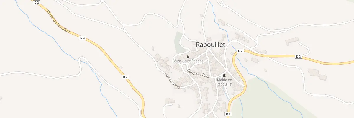Plan du 54 Le Village à Rabouillet