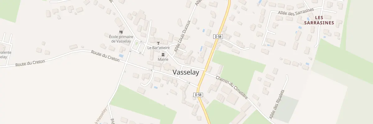 Plan du 14 Pl de l’Eglise à Vasselay
