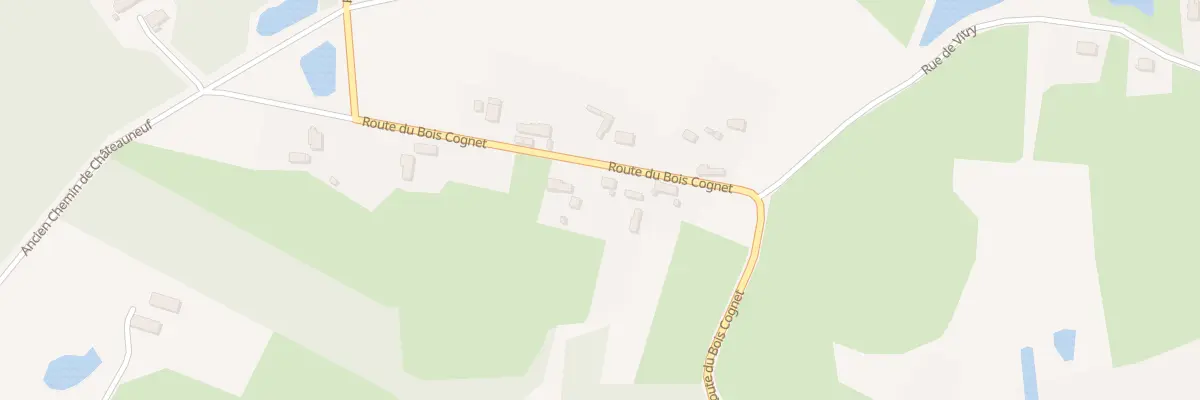Plan du 33 Rte du Bois-cognet à Châtenoy