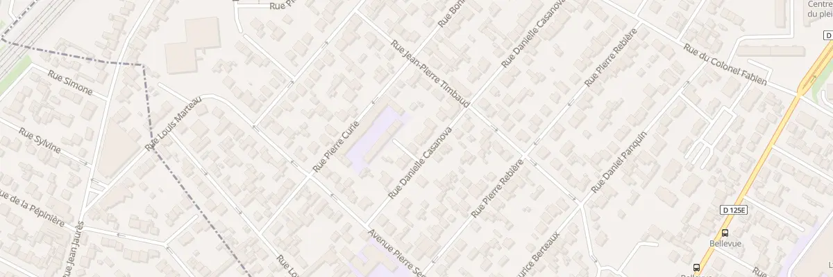 Plan du 30B Rue Daniele Casanova à Garges-lès-Gonesse