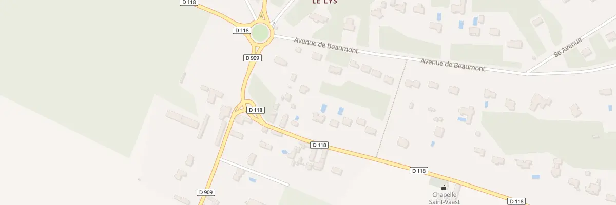 Plan du 6A Av de Beaumont à Lamorlaye