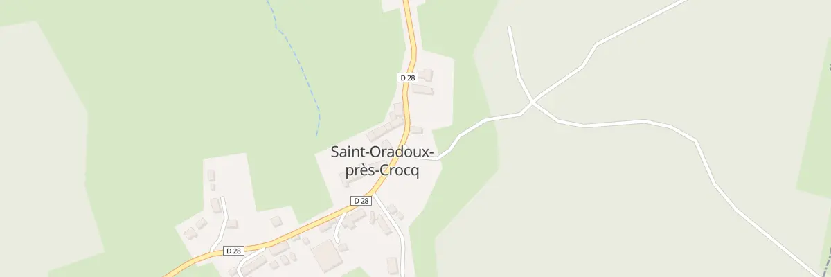 Plan du 5004 Le Bourg à Saint-Oradoux-près-Crocq