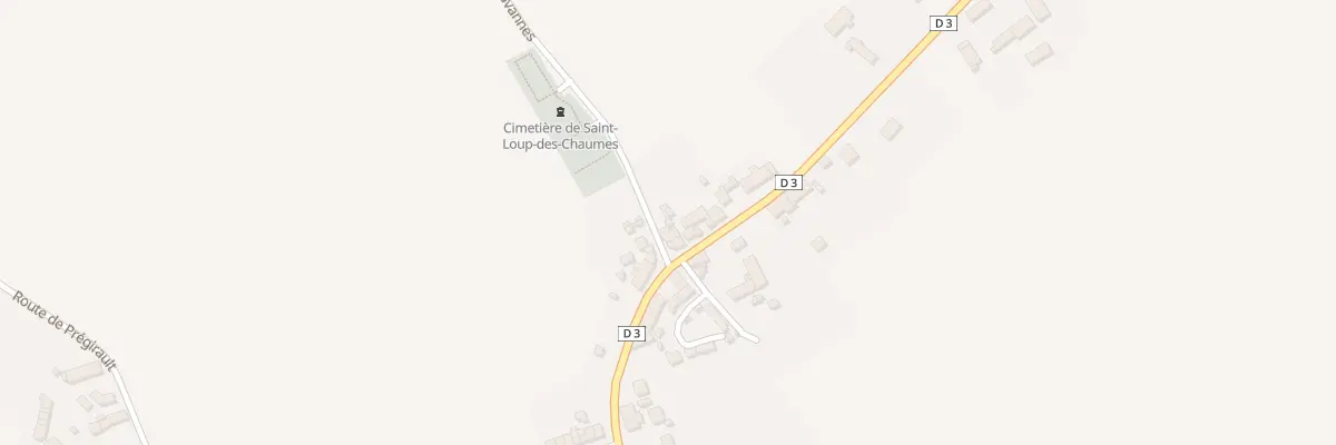 Plan du 11 Rte de Coudron à Saint-Loup-des-Chaumes