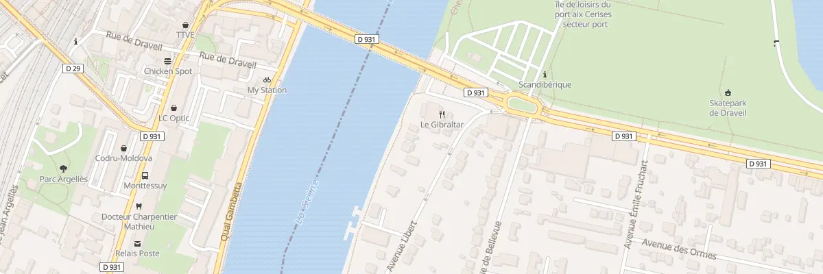 Plan du 57B Av Libert à Draveil