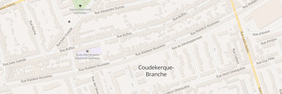 Plan du 84 Rue Waldeck Rousseau à Coudekerque-Branche