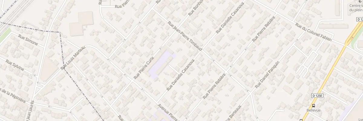 Plan du 30 Rue Daniele Casanova à Garges-lès-Gonesse