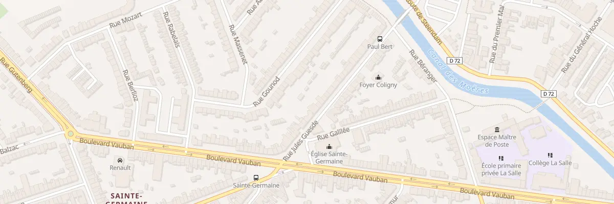 Plan du 227 Rue Jules Guesde à Coudekerque-Branche