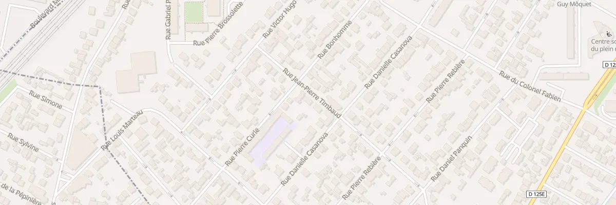 Plan du 8 Rue Jean-pierre Timbaud à Garges-lès-Gonesse