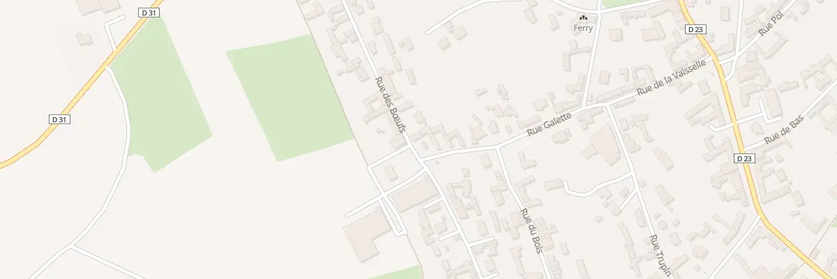 Plan du 23 Rue des Boeufs à Beauquesne