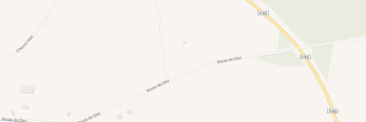 Plan du 9011 Rte de Giez à Viarmes