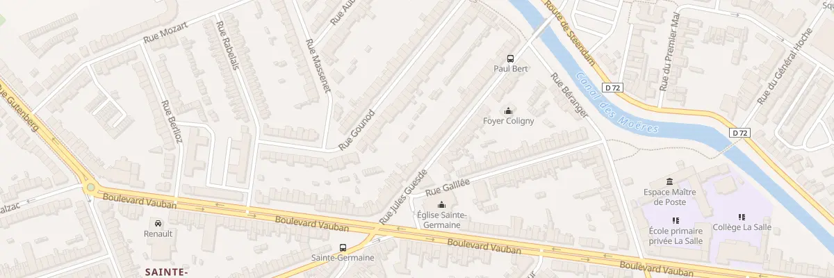Plan du 229 Rue Jules Guesde à Coudekerque-Branche