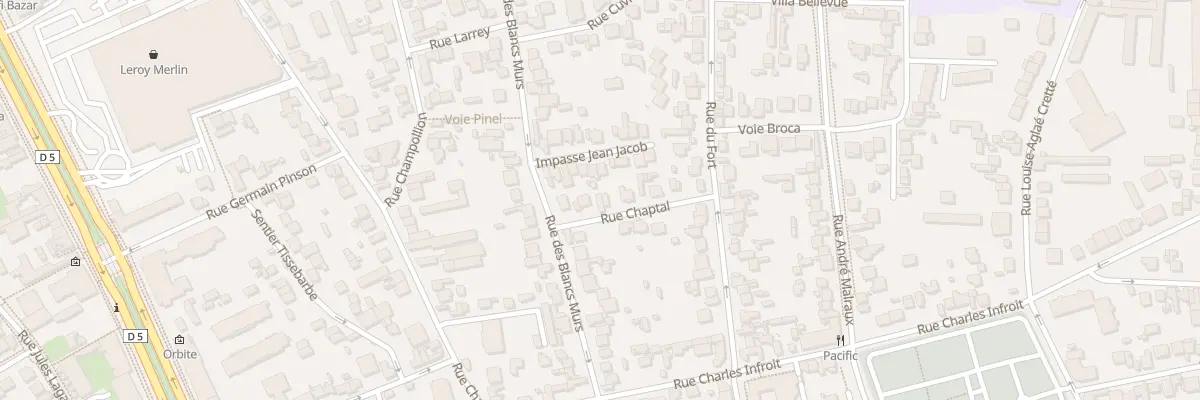 Plan du 18 Rue Chaptal à Vitry-sur-Seine
