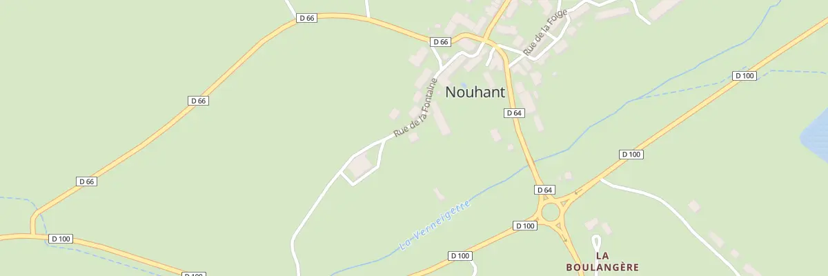 Plan du 9 Rue de la Fontaine à Nouhant