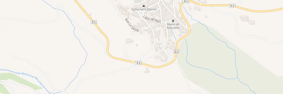 Plan du 3 La Capelanio Est à Rabouillet