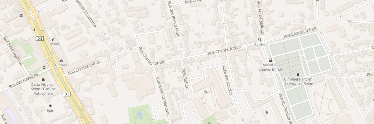 Plan du 69 Rue Charles Infroit à Vitry-sur-Seine
